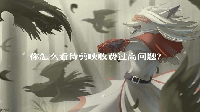 你怎么看待剪映收费过高问题？